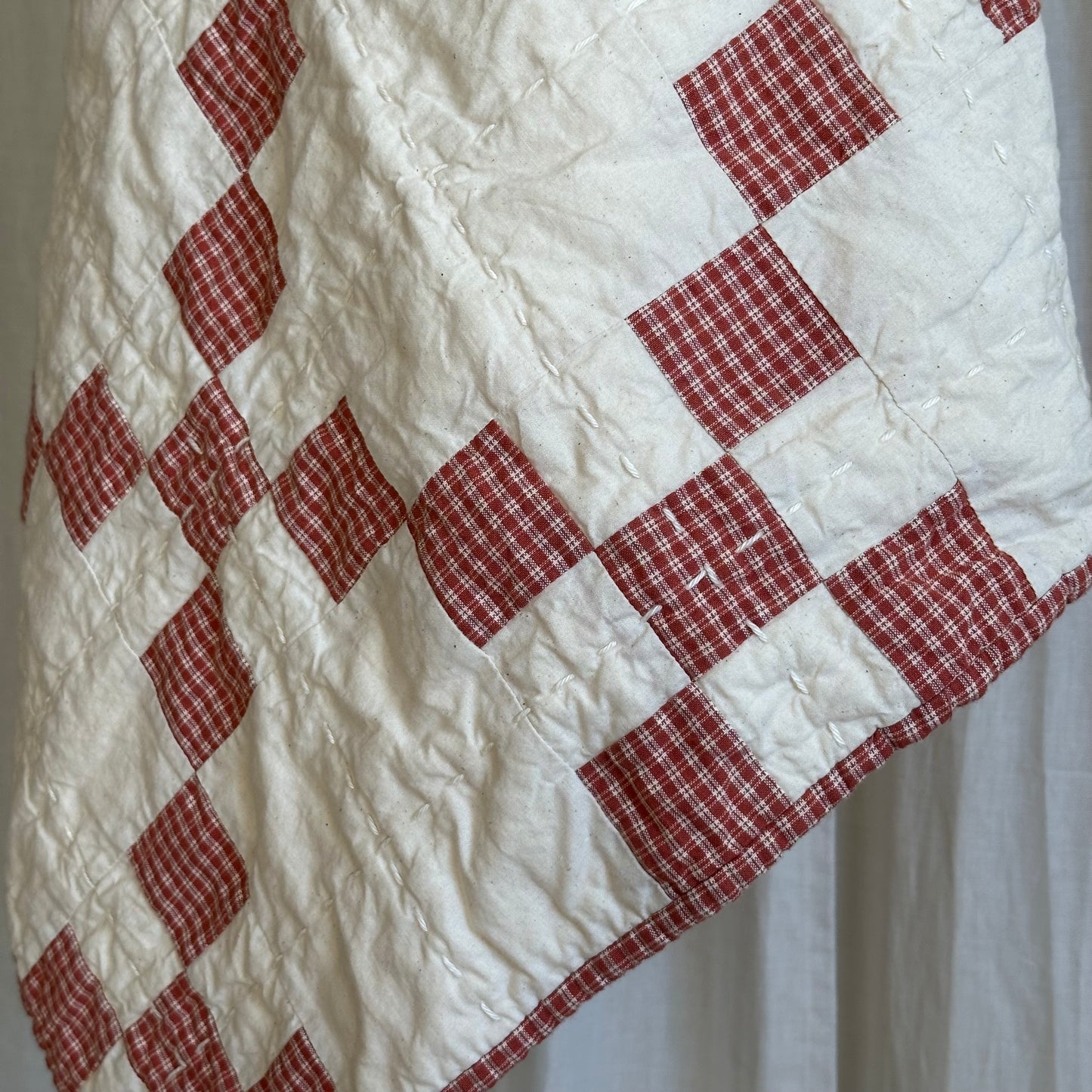 Woven Plaid in Dusty Rose and Natural