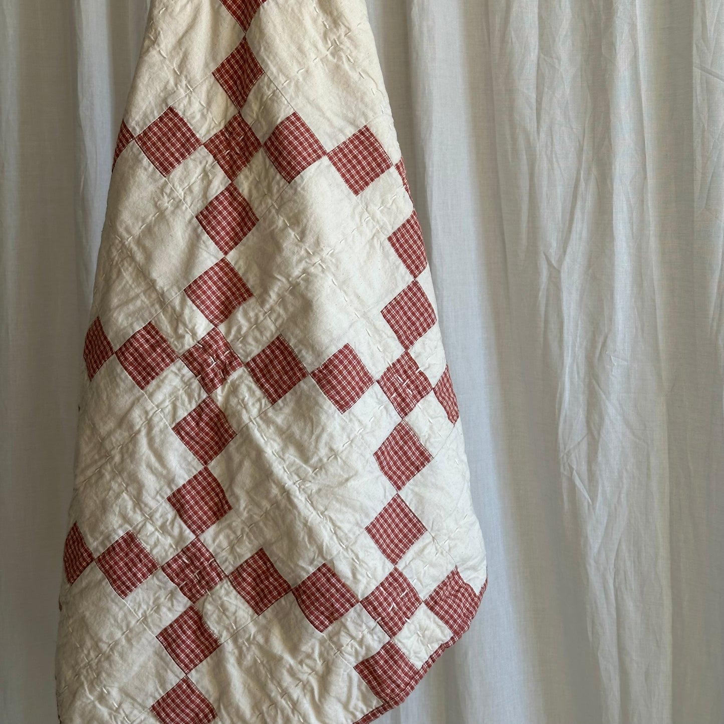 Woven Plaid in Dusty Rose and Natural