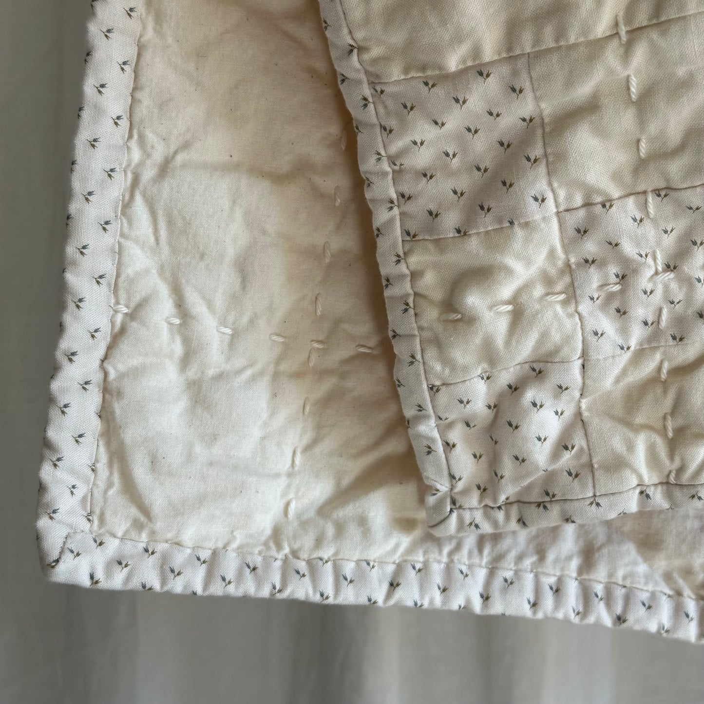 Dainty Tulip in Navy and Natural