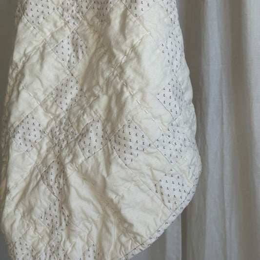 Dainty Tulip in Navy and Natural